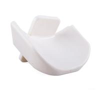 Vidonergy Lot de 2 porte-gobelets pour mât d'obstacle, 8,5 x 13 cm, équipement d'entraînement en plastique ABS blanc compatible avec les supports de saut standard