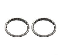 Vidonergy Lot de 2 roulements à billes de 3,8 cm de diamètre intérieur, en métal pour casque de vélo avec 20 balles, compatible avec route et course