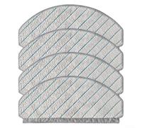 Vidonergy Lot de 4 serpillères lavables | Pour Bosch For Spotless+BCRD1W/BCRD2W | Chiffons en microfibre réutilisables | Pièces de rechange de nettoyage