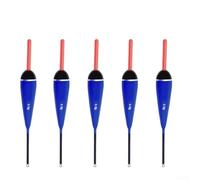 Vidonergy Lot de 5 flotteurs de pêche pour la pêche - Flotteurs coulissants de 2 g à 5 g fabriqués en bois de balsa à haute flottabilité, légers et faciles à transporter, bleu (3 g)