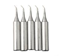 Vidonergy Lot de 5 pointes de fer à souder en alliage de cuivre pour série 900M-T, compatibles avec une plage de 200 à 480 ℃, couleur argent, adaptées pour la soudure et la correction de pontage