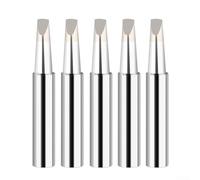 Vidonergy Lot de 5 pointes de fer à souder en alliage de cuivre pour série 900M-T, compatibles avec une plage de 200 à 480 ℃, couleur argent, adaptées pour la soudure et la correction de pontage