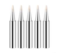 Vidonergy Lot de 5 pointes de fer à souder en alliage de cuivre pour série 900M-T, compatibles avec une plage de 200 à 480 ℃, couleur argent, adaptées pour la soudure et la correction de pontage