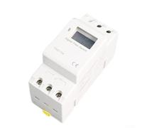 Vidonergy Minuteur programmable sur rail DIN avec écran LCD, 16 A 110 V AC, pour programmation quotidienne et hebdomadaire des équipements électriques, compatible avec THC15A