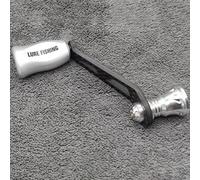 Vidonergy Moulinet de pêche en carbone à poignée unique avec bouton pour Daiwa Fuego Salamandura Prorex pour série LT - Pièce de rechange légère de 16 g, 12 options de couleur (argent)