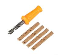 Vidonergy Outil d'appât de pêche à la carpe en acier inoxydable 6/8 mm pour bouillettes et bouchons, kit d'accessoires de pêche au design ergonomique, outil compact pour les pêcheurs (6 mm)