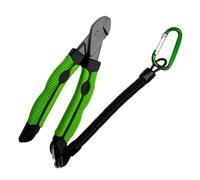 Vidonergy Pince à sertir avec manchons à sertir en cuivre pour matériel de pêche, lot de 251 pièces comprenant outil à sertir et manchons de support de ligne, tête en acier à haute teneur en carbone