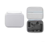 Vidonergy Sac de rangement en cuir PU pour DJI Osmo-Mobile 8 Gimbal, étui robuste avec design compartimenté, 21 x 16 x 6,5 cm, noir (gris)