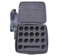 Vidonergy Sac de rangement pour billard - Coque rigide en EVA - Pour billard américain - 35 x 35 x 8 cm - En nylon durable - Avec grille séparée