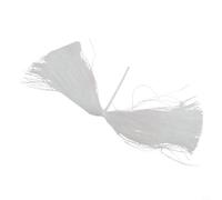 Vidonergy Spirale réfléchissante UV de 5 g pour ligne flash torsadée en cristal pour attacher les mouches - Matériau brillant pour mouches de saumon, truite arc-en-ciel et eau salée (11# WHITE SEVEN)