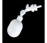 Vidonergy Vanne à bille flottante en plastique de 10,2 cm pour systèmes RO, aquariums et - Vanne d'alimentation de remplissage d'arrêt automatique, pression nominale de 0,02 à 0,8 MPa (petite boule)