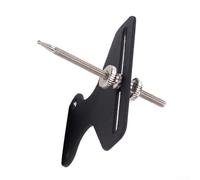 Vidonergy Viseur d'arc recourbé en forme de T - Design de broche pour arcs recourbés, longs et traditionnels - Acier inoxydable - Support à vis moletée réglable, Ta à détachement rapide