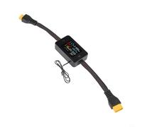 Vidonergy Voltmètre 0-80 V pour moto électrique testeur de charge de batterie analyseur, compteur de puissance CC avec gamme 20 A-50 A, écran LCD couleur, modèle KWS-DC26 (pour XT-90-35A)