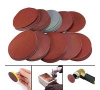 VIDOO 100Pcs Disques de Ponçage 4 Pouces Grain Mixte 80-3000 Tampons de Polissage