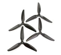 VIDOO 2 Pairs Dp6X4X3V1S Durable 6040 6X4 6 inch 3-Blade Propeller for Rc Drone FPV Racing-Noir