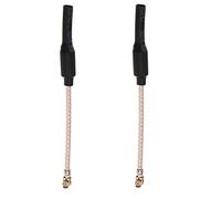 VIDOO 2 Pcs 6.5 Cm 65 Mm 2Dbi U.FL Ipex Ipx Omni Directionnel Linéaire Linéaire FPV Antenne Rg178 pour Rc Drone