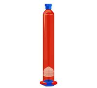 VIDOO 20Pcs Seringue Air Industrielle Tube Dosage Distribution Fluide-Brun 50CC