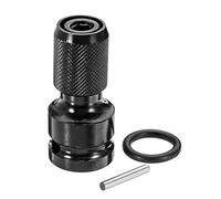 VIDOO 2Pcs Adaptateur Télescopique Carré 1/2 vers Hexagonal 1/4 Mandrin de Perceuse