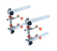 VIDOO 2PCS Gabarit Glissière de Tiroir Sauterelle Bras Magnétique Acier Inoxydable Échelle Gravée au Laser Outil d'Installation Placard