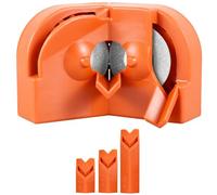 VIDOO 4PCS Affûteur de Foret Électrique Professionnel 11x6x7 cm Acier Rapide Plastique Orange pour Perceuses Électriques Lithium et AC Outil Multi-Usage