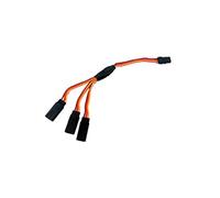 VIDOO 5X 15Cm Triple 3-Way Servo Extension Y Câble Fil pour Futaba