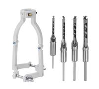 VIDOO Adaptateur Support Fixation Mèche Professionnelle Joint Pour Foret Trou Carré Mortaiseuse Outils Menuiserie-C