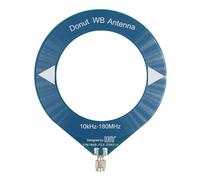 VIDOO Antenne Large Bande 10kHz-180MHz SMA Mâle Omnidirectionnelle Ondes Courtes Moyennes pour Talkie-walkie SDR-Bleu