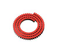 VIDOO Bande de Profilage pour Menuiserie Gabarit de Courbe Flexible Outil de Contour pour Formes Complexes Guide de Travail du Bois-Rouge 2m