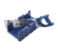 VIDOO Boîte à Onglets Serrage Découpe Bois Guide Scie Outil d'Angle Kit Multi-angle DIY-Medium Miter Cabinet + Hand Saw