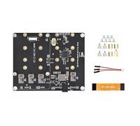 VIDOO Carte Adaptateur PCIe vers 4 Canaux M2 pour 5 Support SSD Transmission Haute Vitesse 5Gbps-Sans Chargeur