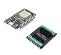 VIDOO Carte Développement ESP32 Compatible WiFi Bluetooth Module MCU-32S Lua Expansion 30Pin-ESP-32S + Borne Adaptateur