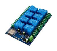 VIDOO Carte Développement ESP32 Relais 30A à 8 Canaux WiFi Bluetooth Alimentation LC DC7-28/5V