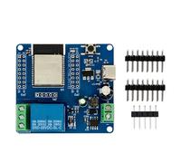 VIDOO Carte Développement WiFi BT ESP32-C6 Relais Canal Unique DC 5-60V Module Commutateur Interface Type-C