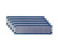 VIDOO Carte Prototype PCB Bleu Double Face Circuit pour Projet Soudure DIY-2x8cm 5pcs