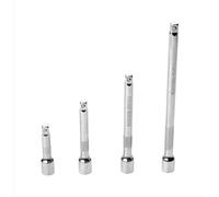 VIDOO Coffret de 4PCS Tiges d'Extension 1/4 Pouce Acier Chrome Vanadium 6,3mm Clé à Douille Outils de Réparation Auto Rapide 150/100/75/50mm