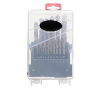 VIDOO Coffret de Forets Cobalt M35 HSS-Co Boîtier Plastique pour Acier Inoxydable Métal-19Pièces