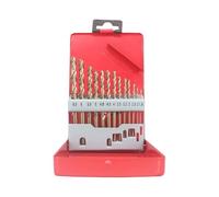 VIDOO Coffret de Forets Cobalt M35 HSS-Co Forets Hélicoïdaux avec Boîtier Métal pour Acier Inoxydable-13Pièces