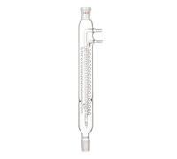VIDOO Condenseur Graham en Verre Borosilicate avec Joint 24/29 - Colonne Réflux Spiralée pour Distillation et Verrerie Laboratoire, A 600mm