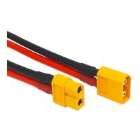 VIDOO Connecteurs de Drone avec Contacts en Cuivre Plaqué Or et Câble Silicone Souple pour Flux Courant Stable Matériau Ignifuge Écologique Jouets Batterie-XT60