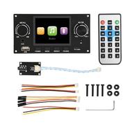 VIDOO Écran IPS 2.8 Pouces Carte de Décodeur Audio Bluetooth 5.3 MP3 FLAC WAV APE Support Sortie Numérique I2S Carte Son USB Entrée Ligne Module EQ-Noir