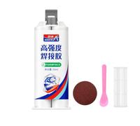 VIDOO EP-50 Pâte Autonivelante Bicomposant 50ml, Colle Polymère Étanche et Adhésif pour Polymères Rigides