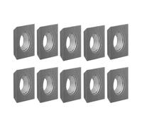 VIDOO Fraise à Rainurer en V 90 Degrés Carbure Queue 1/4 Pouce Outil de Menuiserie CNC-10Pièces