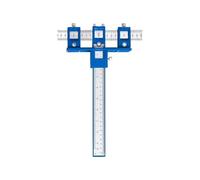 VIDOO Gabarit Quincaillerie Placard Réglable Localisateur Poinçon Menuiserie Guide Perçage Installation Poignées Boutons