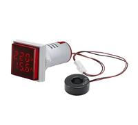 VIDOO Indicateur Signal AC Volt-Ampèremètre Numérique AD16-22FVA Mini Testeur Électricité avec Transformateur-Rouge