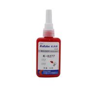 VIDOO Kafuter K-0277 Gel de Fixation d'Arbre Industriel Rouge, Composé de Retenue Structurel pour Boulon Large, Matrice Anti-Desserrage Permanente Gel, 50g