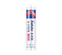 VIDOO Kafuter K-5707B Composé Colle Silicone Noir Industriel, Adhésif Électronique Étanche Anti-Vibration pour Enrobage de Condensateurs - 300ml