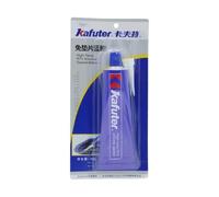 VIDOO Kafuter K-587 Adhésif Silicone Bleu, Colle Pâte Joint Séchage à Température Ambiante pour Surfaces Planes et Pièces de Machine - 90g