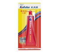 VIDOO Kafuter K-588 Adhésif Silicone Rouge 90g, Colle Assemblage Haute Température pour Collecteur et Entretien de Moteur de Véhicule