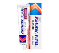 VIDOO Kafuter K-5904B Adhésif d'Enrobage Noir Non Corrosif, Colle Silicone Haute Température pour Plastiques ABS, PC et PA - 100g