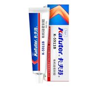 VIDOO Kafuter K-5911B Colle Pâte Joint Neutre Noire, Adhésif d'Étanchéité Haute Viscosité Opacifiant pour Pièces de Moteur - 100g